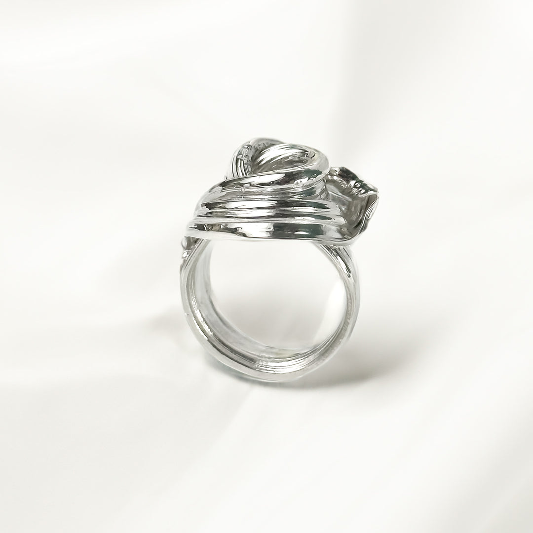 One of a kind Drift Sterling Silver Ring - Size P